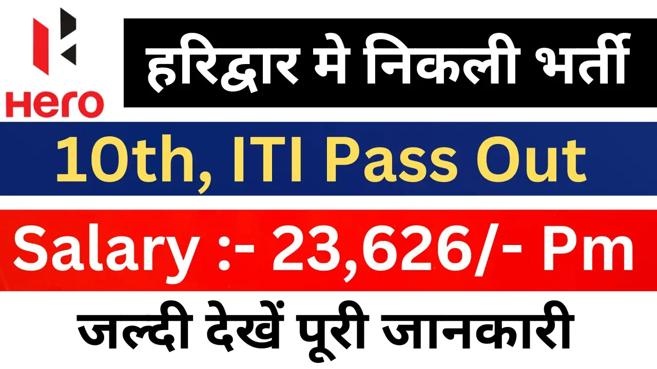 Hero MotoCorp ITI Recruitment 2025