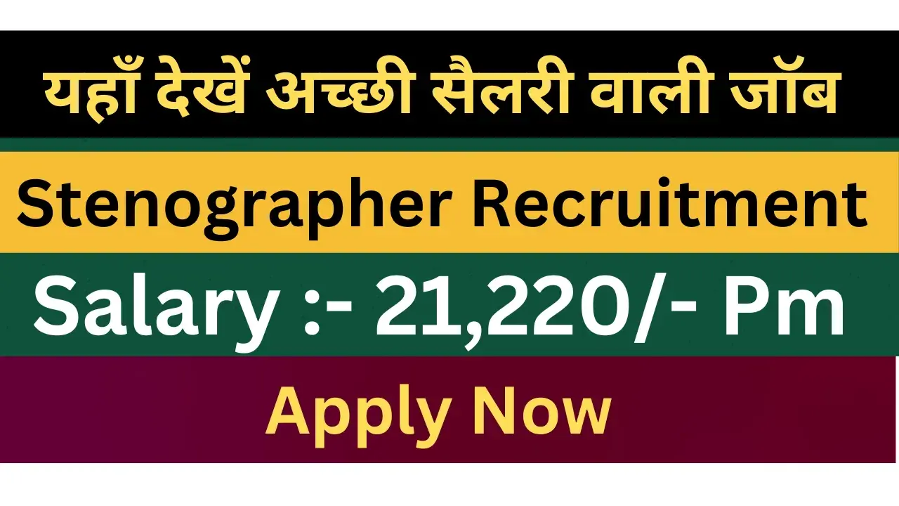 Stenographer Recruitment