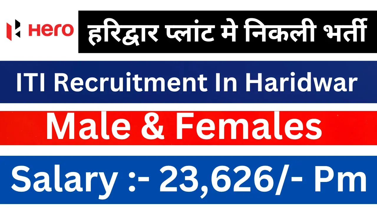 Latest ITI Recruitment in Haridwar 2025