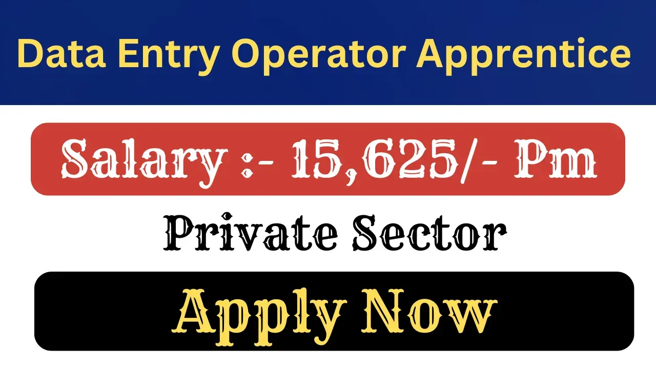 Data Entry Operator Apprentice