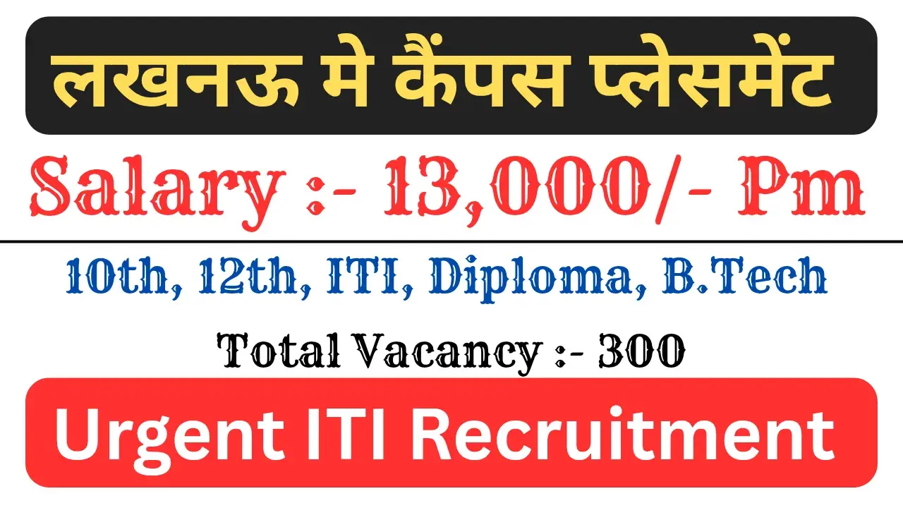 Urgent ITI Recruitment