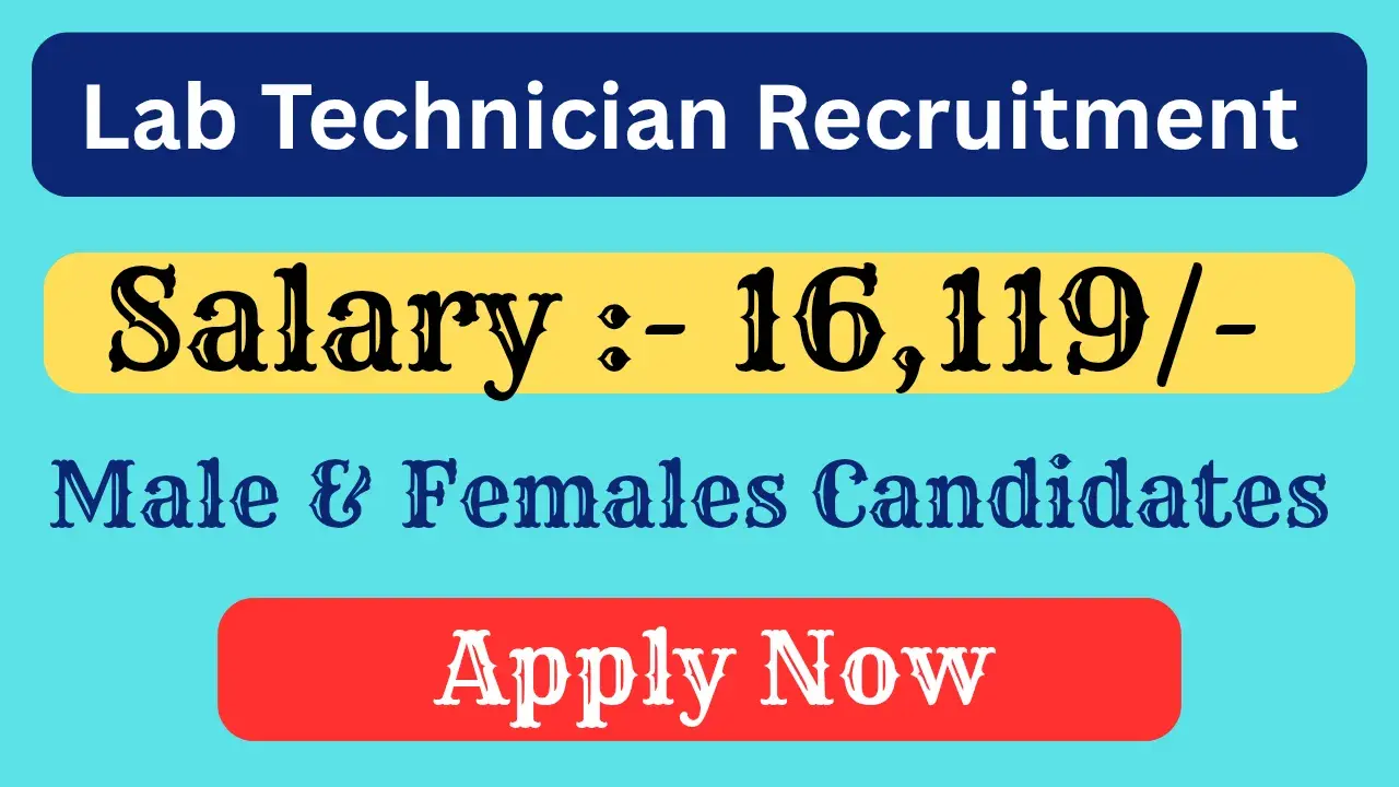Lab Technician Recruitment