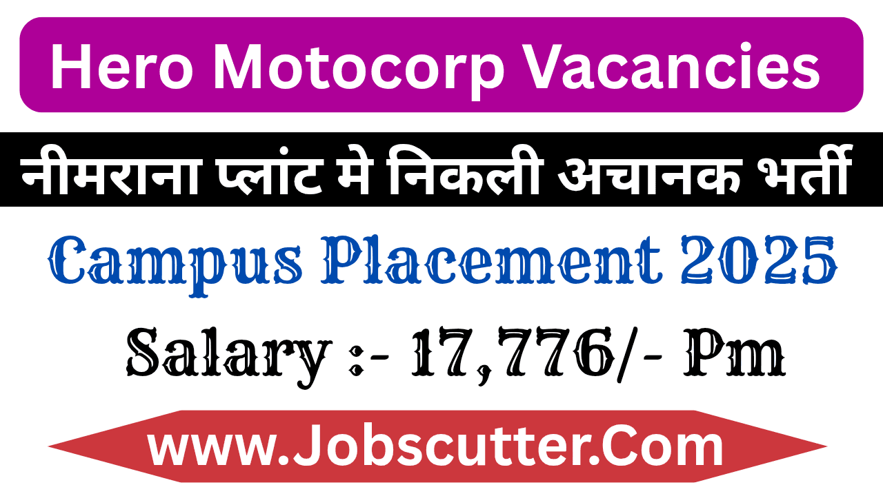 Hero MotoCorp Vacancies
