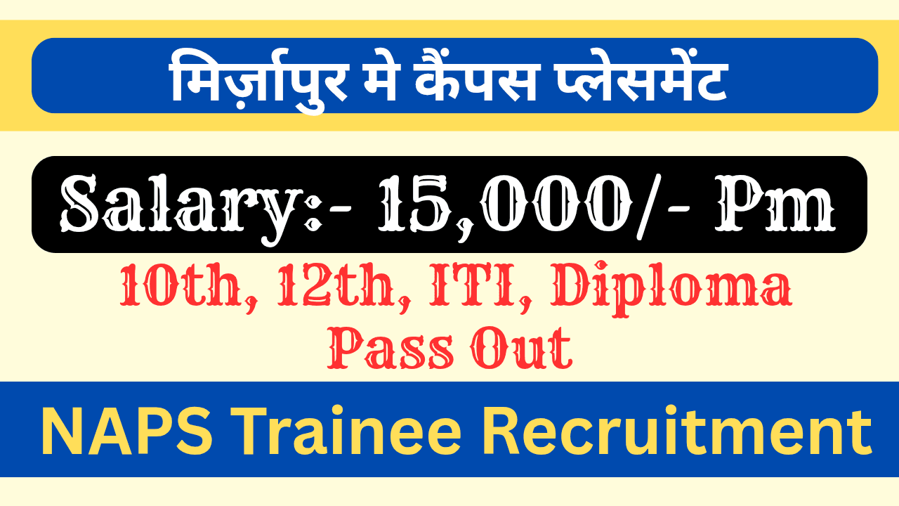 NAPS Trainee Recruitment 2025