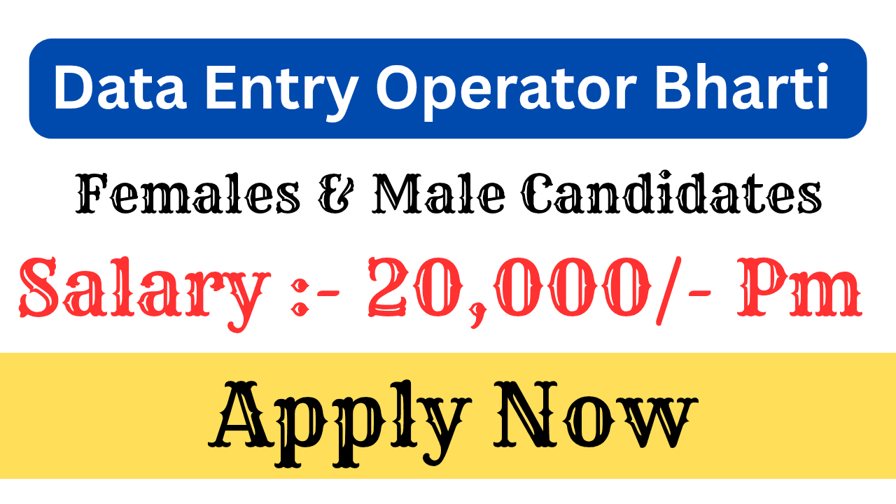 Data Entry Operator Bharti
