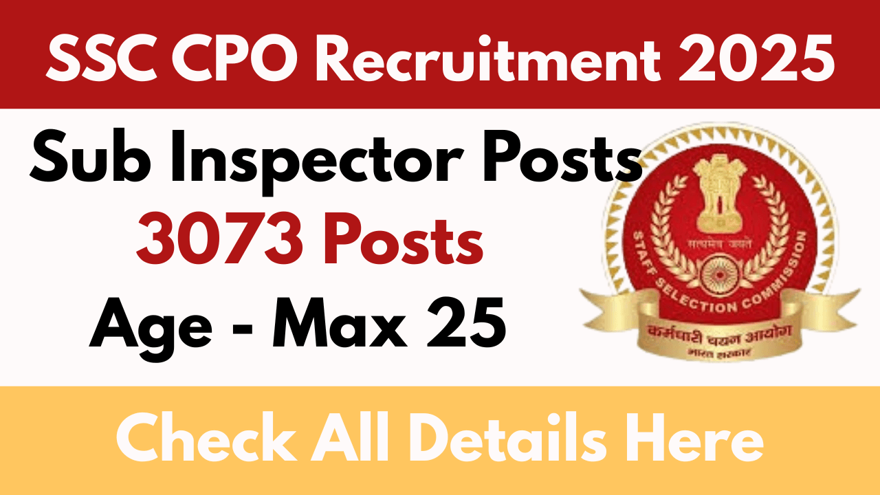 SSC CPO Recruitment