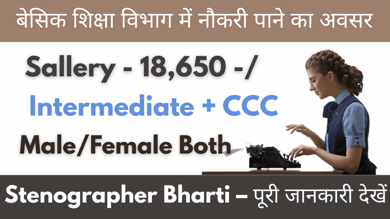 Stenographer Job Recruitment