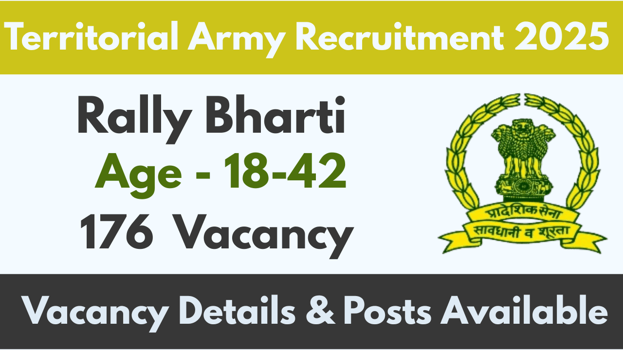 Territorial Army Naukri 2025 – Apply Online Before Last Date!
