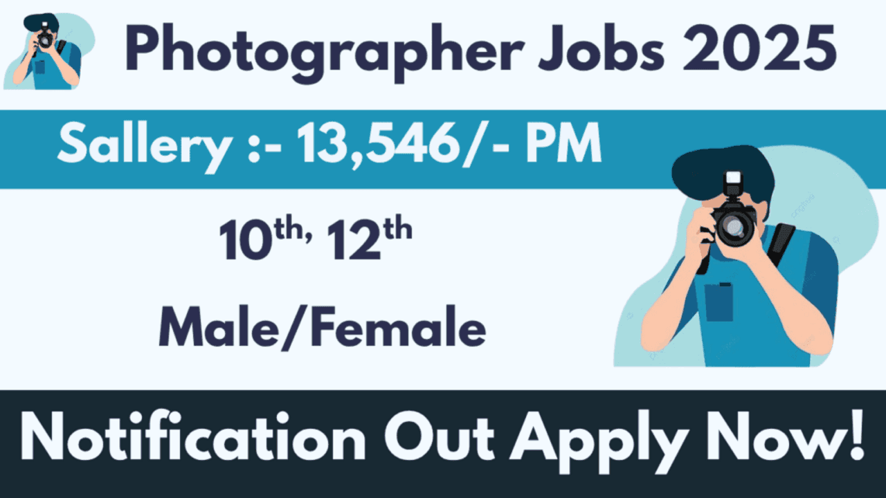 Photographer Job