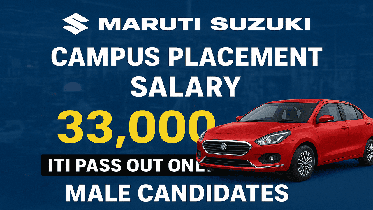 Maruti Suzuki CW Recruitment