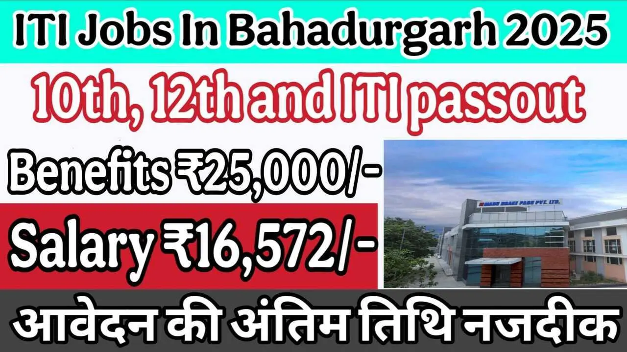 ITI Jobs In Bahadurgarh 2025 – Apply for Top Companies