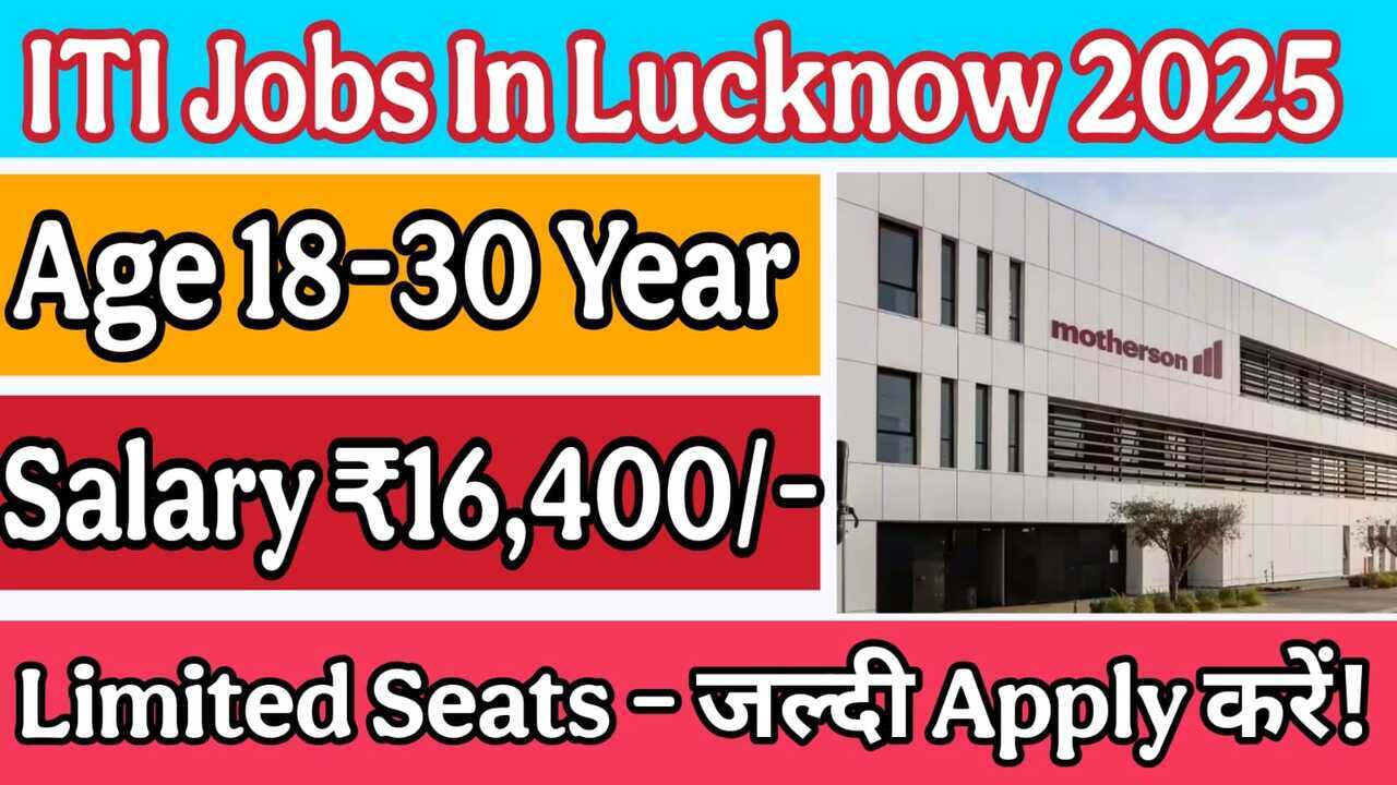 ITI Jobs In Lucknow 2025 – Apply for ITI & Non-ITI Posts