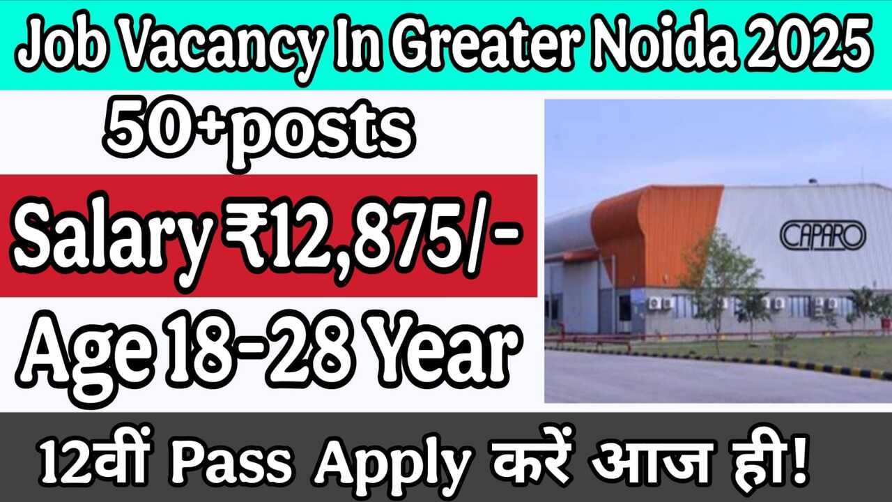 Job Vacancy In Greater Noida