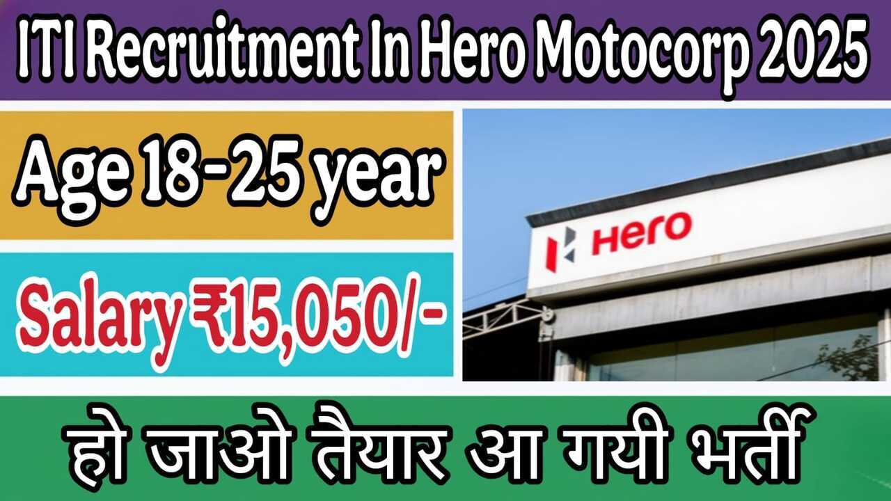 ITI Recruitment In Hero Motocorp
