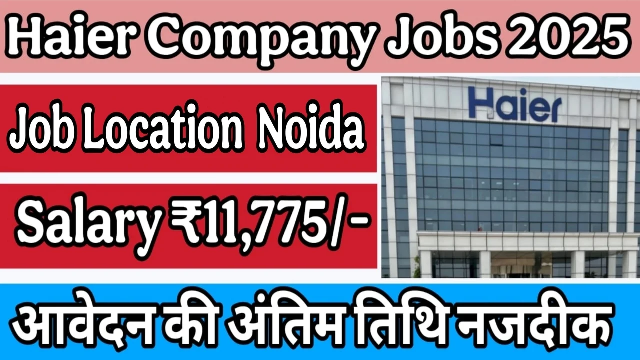 Haier Company Jobs