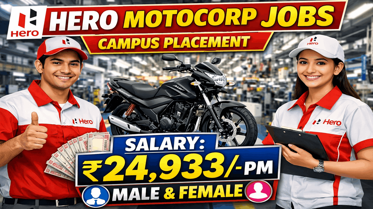 Hero Haridwar Plant Job 2026 | Campus Placement