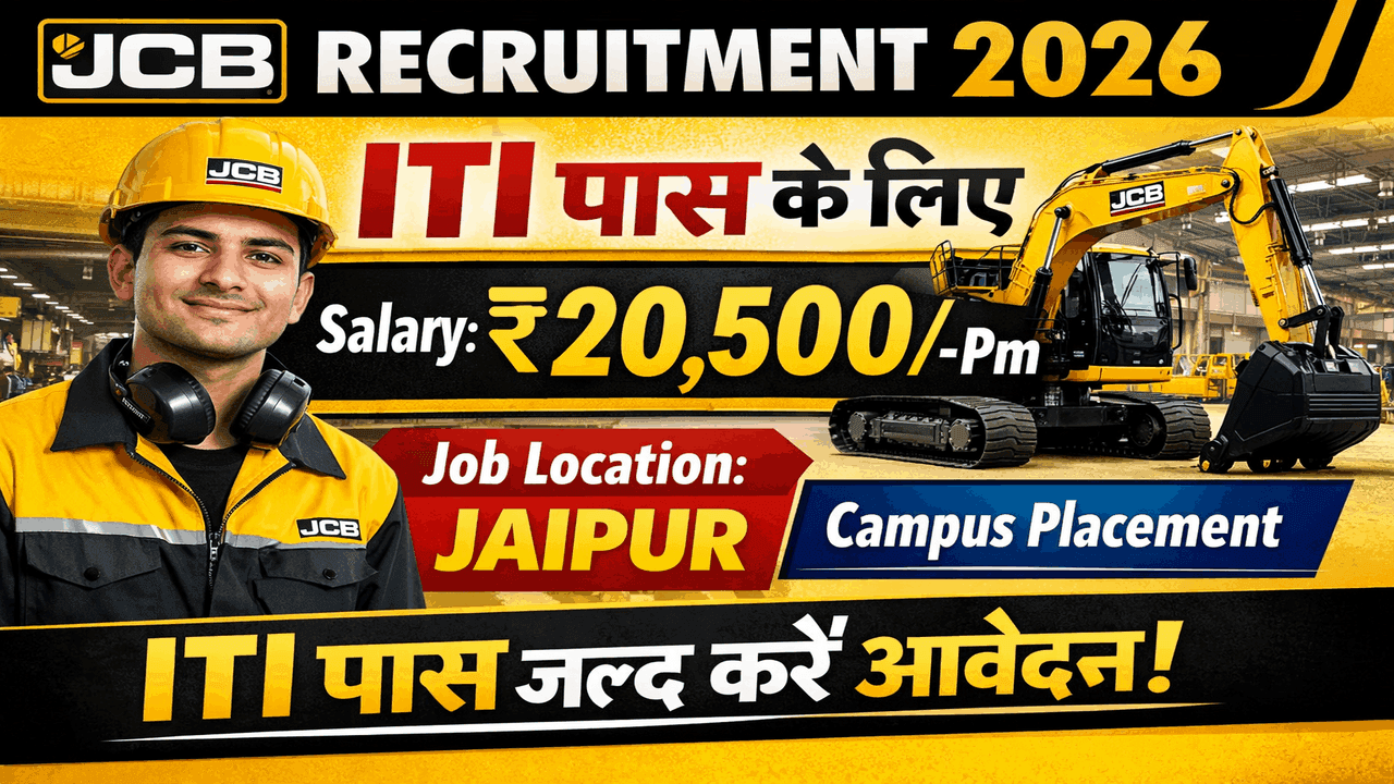 JCB Company Job 2026 – Fresh Bharti Campus
