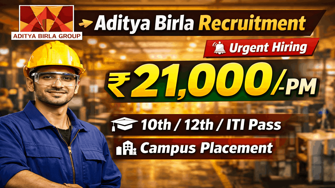 Aditya Birla Recruitment 2026 – Freshers Jobs in Gujarat