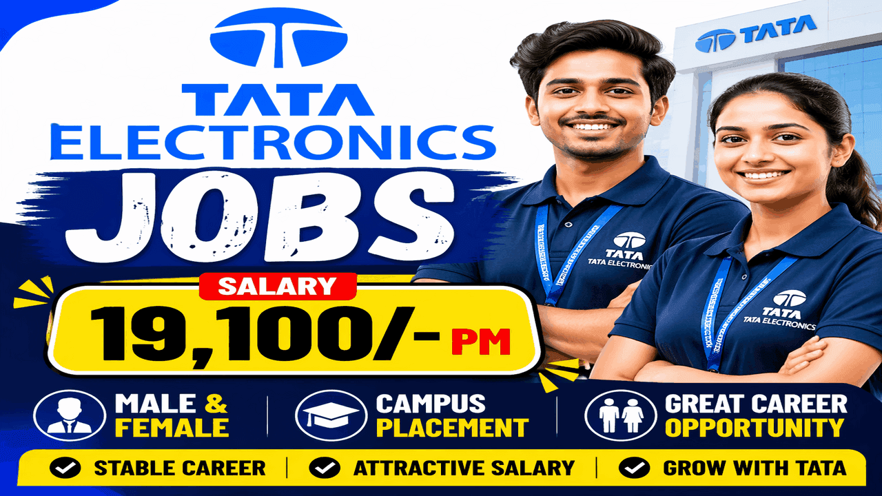 Tata Electronics Vacancy 2026 | Assembly Trainee Jobs