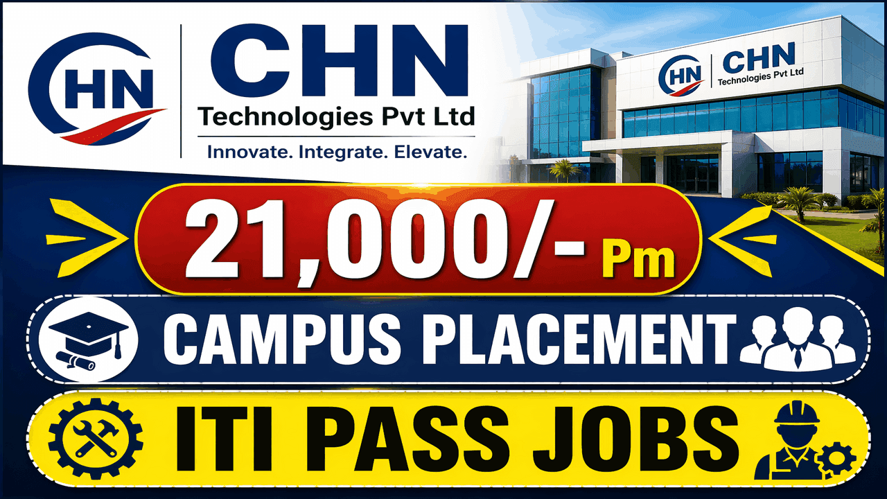 Operator Jobs Recruitment 2026 | ITI Campus Placement