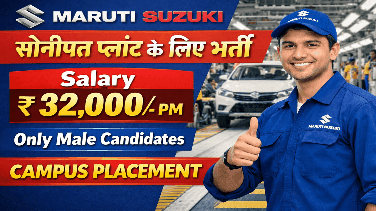 Maruti Suzuki FTE Recruitment 2026 – अचानक आवेदन शुरू