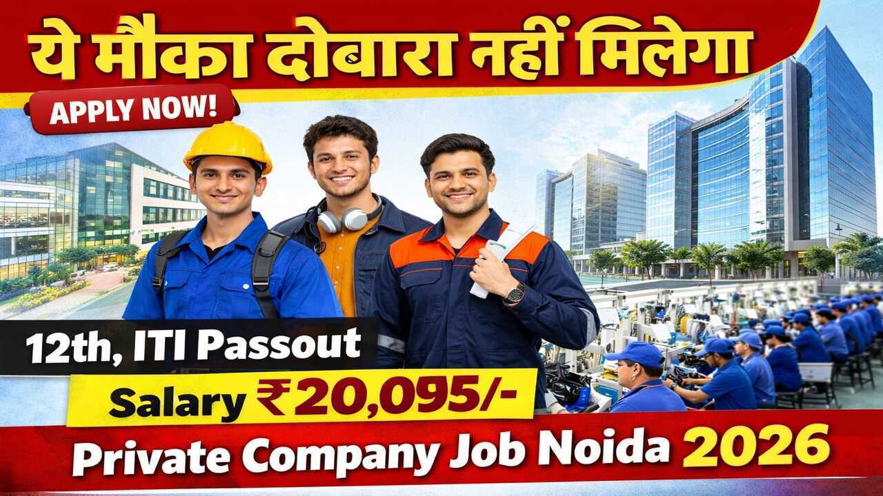 Private Company Job Noida 2026 in Noida Apply Now
