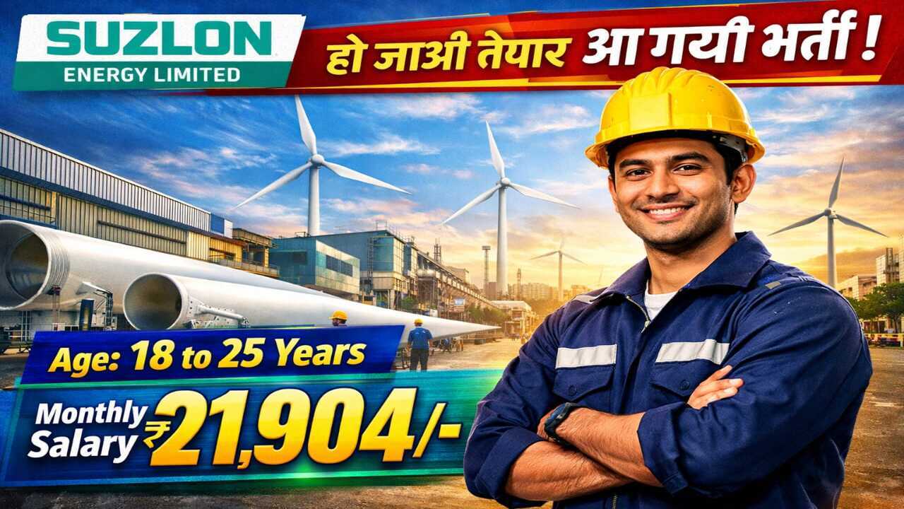 Suzlon Energy Recruitment 2026 Freshers Apply Now