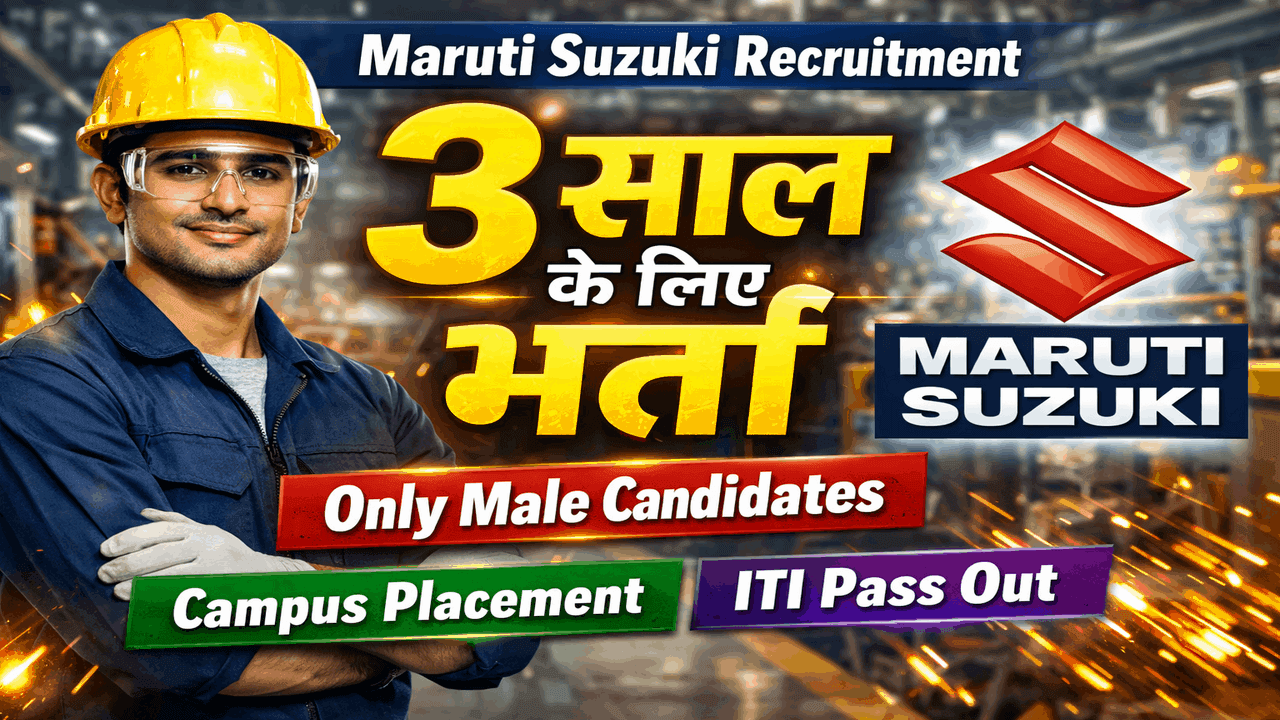 Maruti Suzuki Recruitment 2026 – New Campus Naukri Posts
