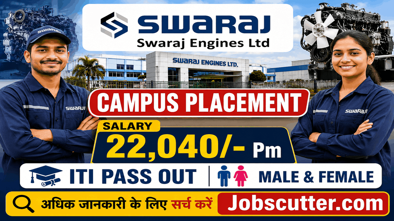 Swaraj Tractor Vacancies 2026 for Freshers Campus Placement