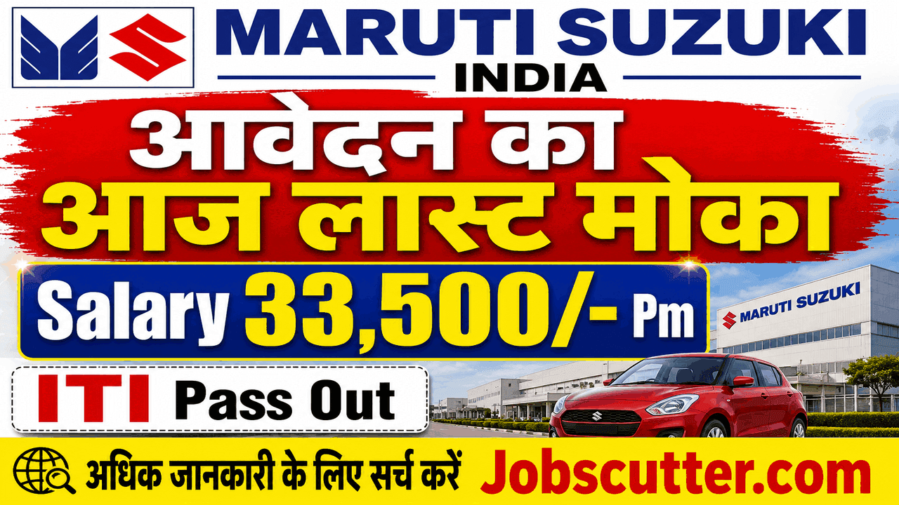 Maruti Suzuki CW Recruitment 2026 | आवेदन का लास्ट मोका
