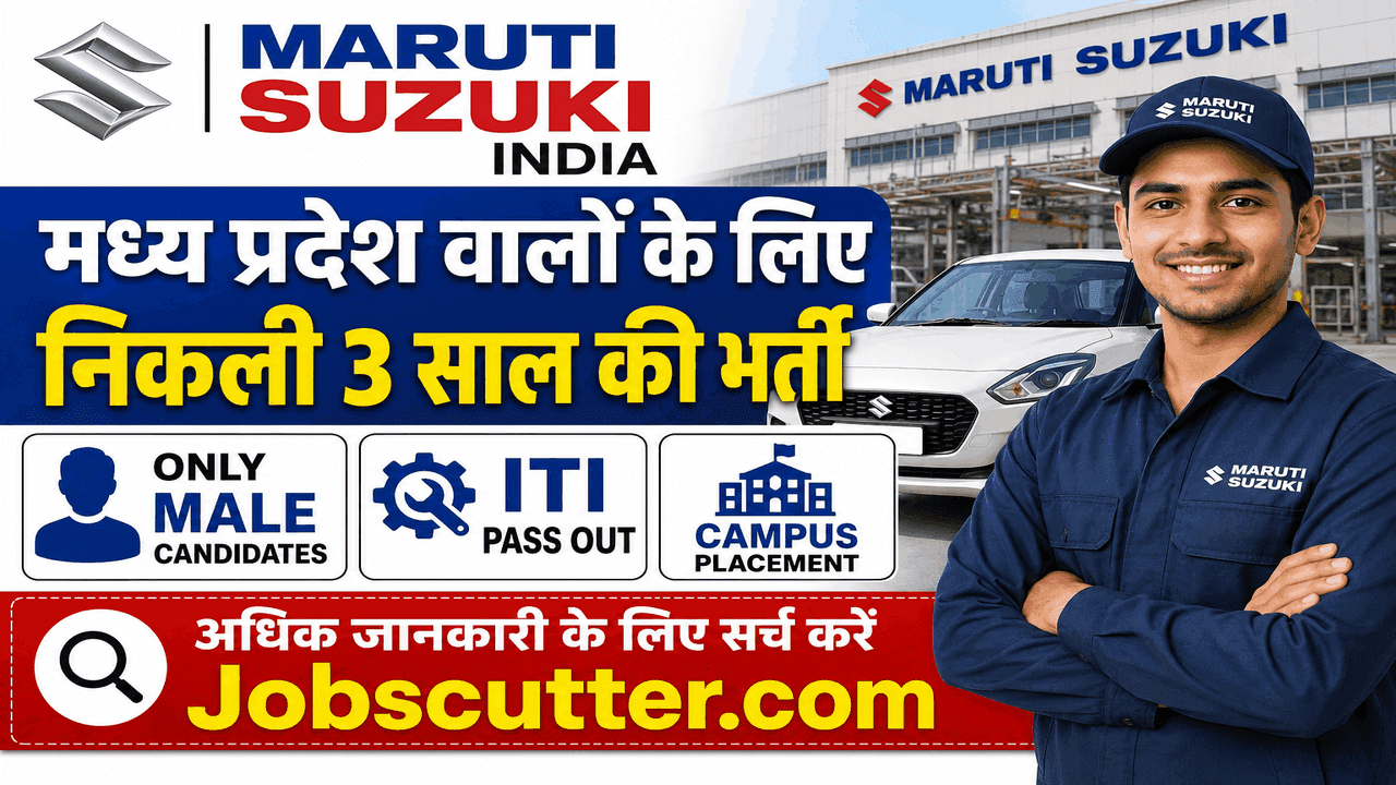 Maruti Suzuki Recruitment 2026 – ITI Posts Open Now