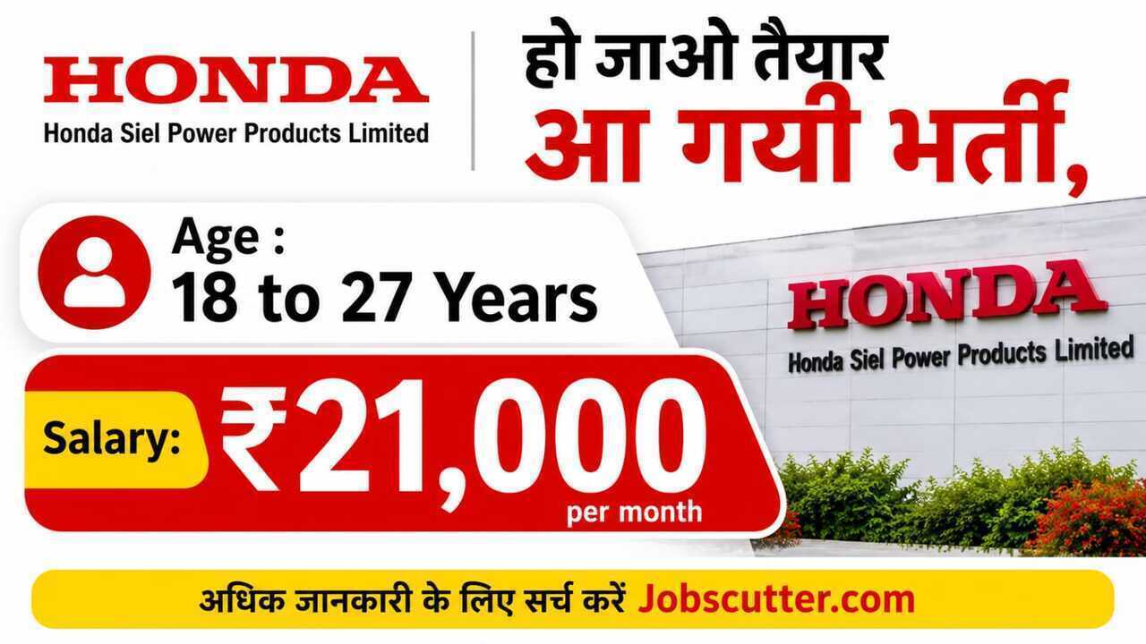 Honda Siel Power Recruitment 2026 – Campus Interview Apply Now