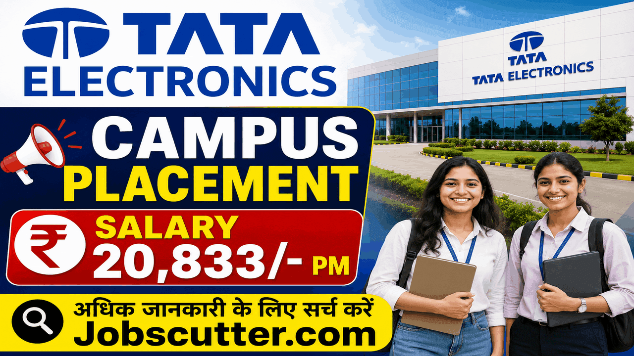 New Jobs In Tata 2026 | Freshers Hiring Campus Placement