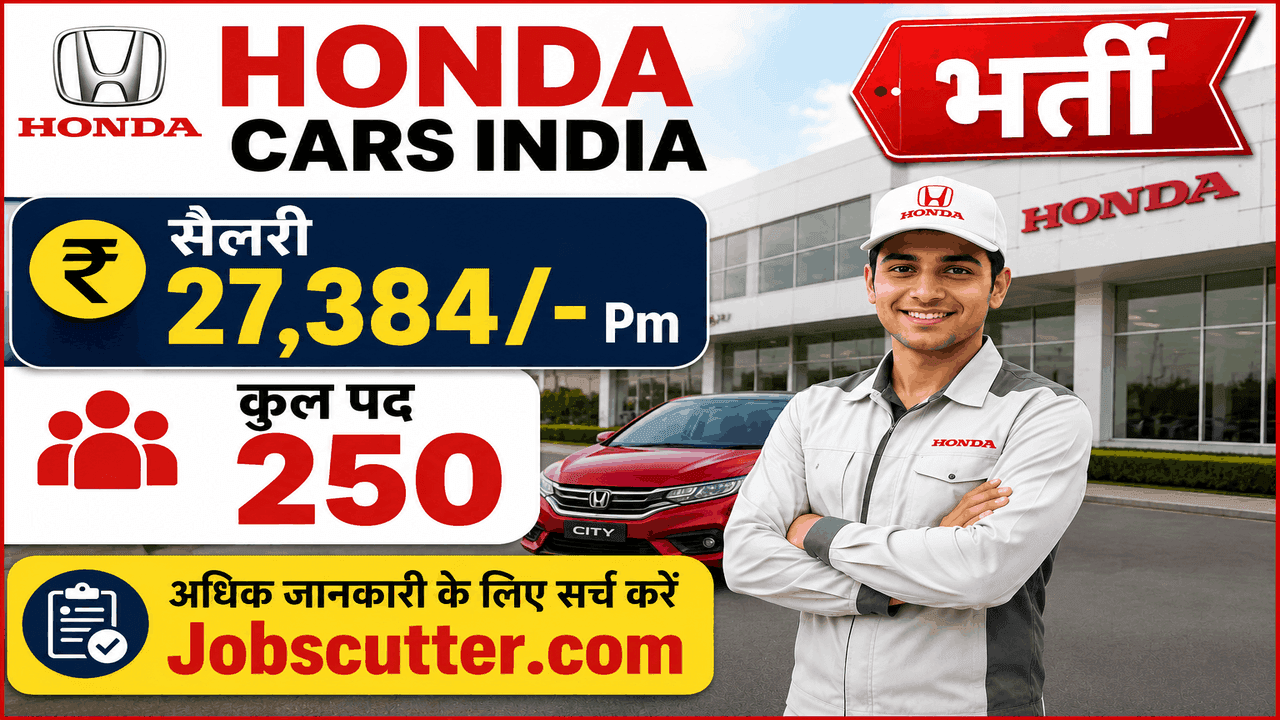 Honda Cars ITI Recruitment