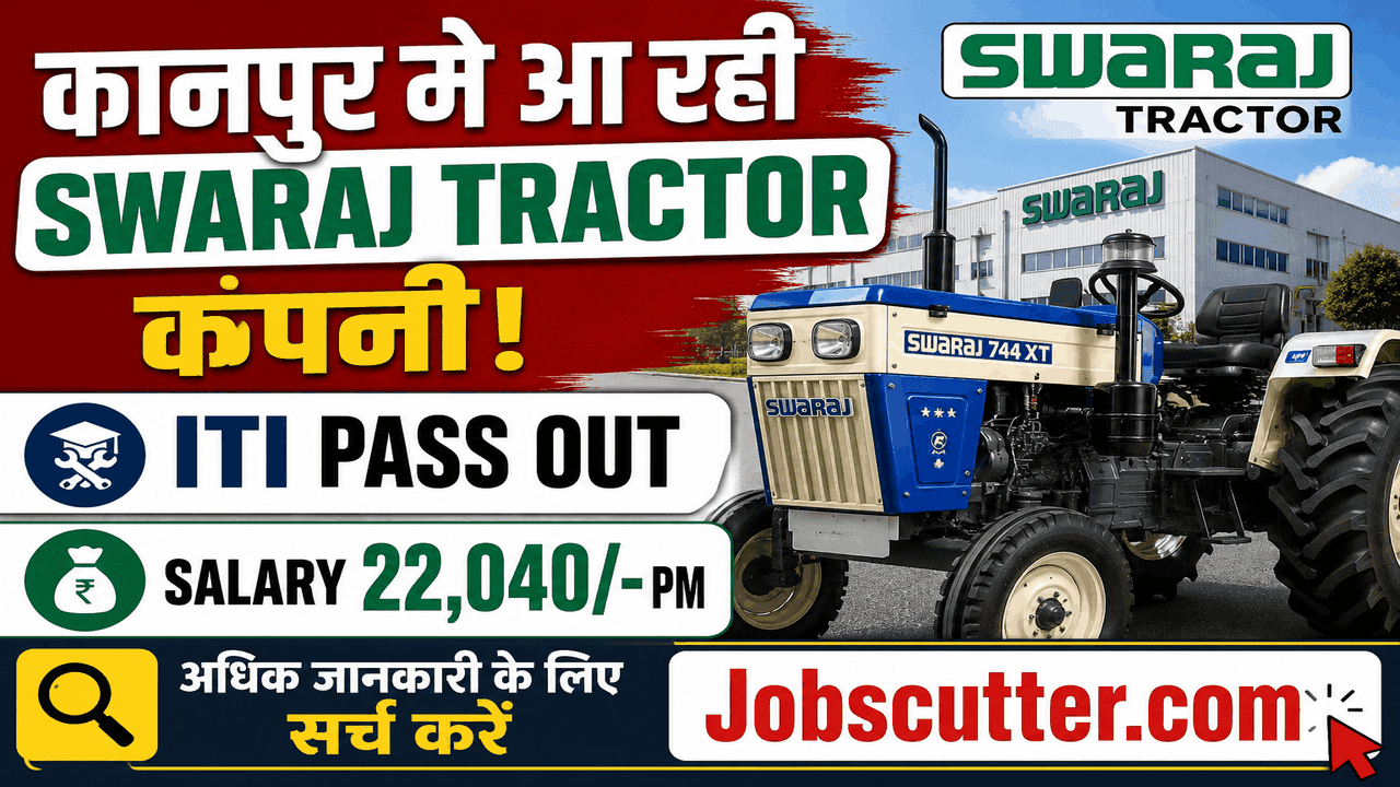 Swaraj Tractor Vacancies 2026 for Freshers Campus Interview