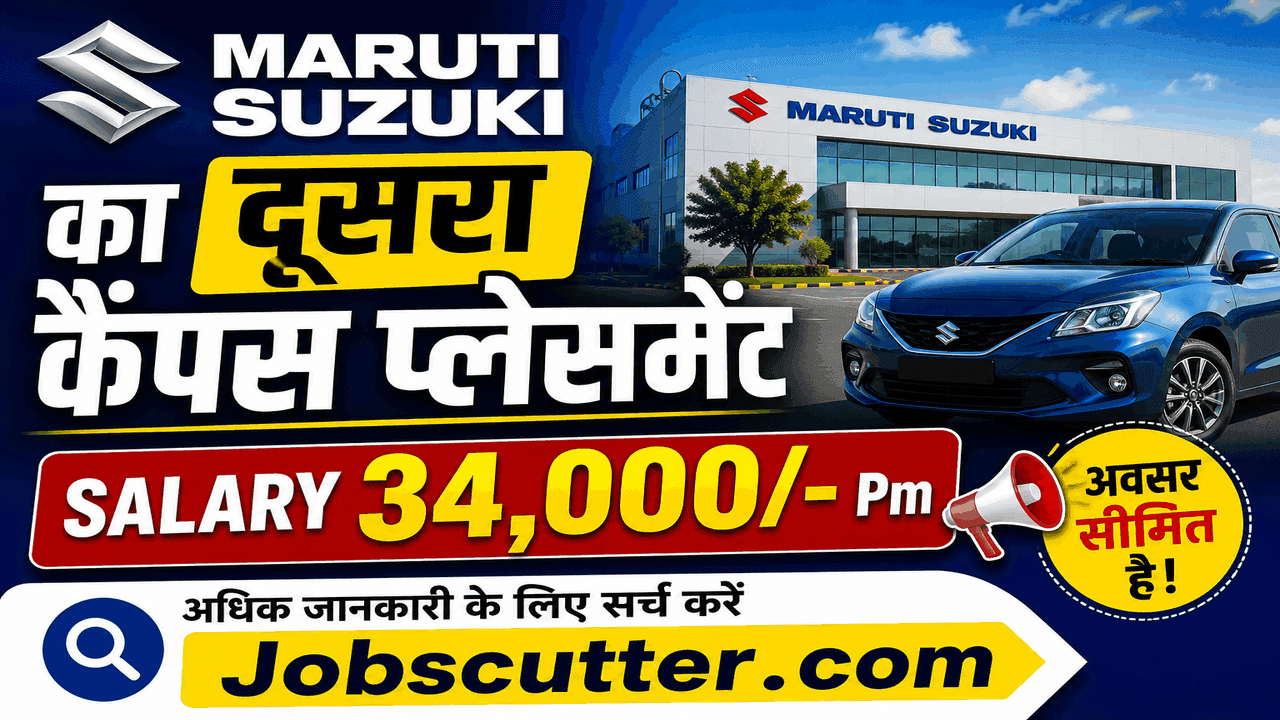 Maruti Suzuki Job Campus 2026 | दूसरा कैंपस प्लेसमेंट
