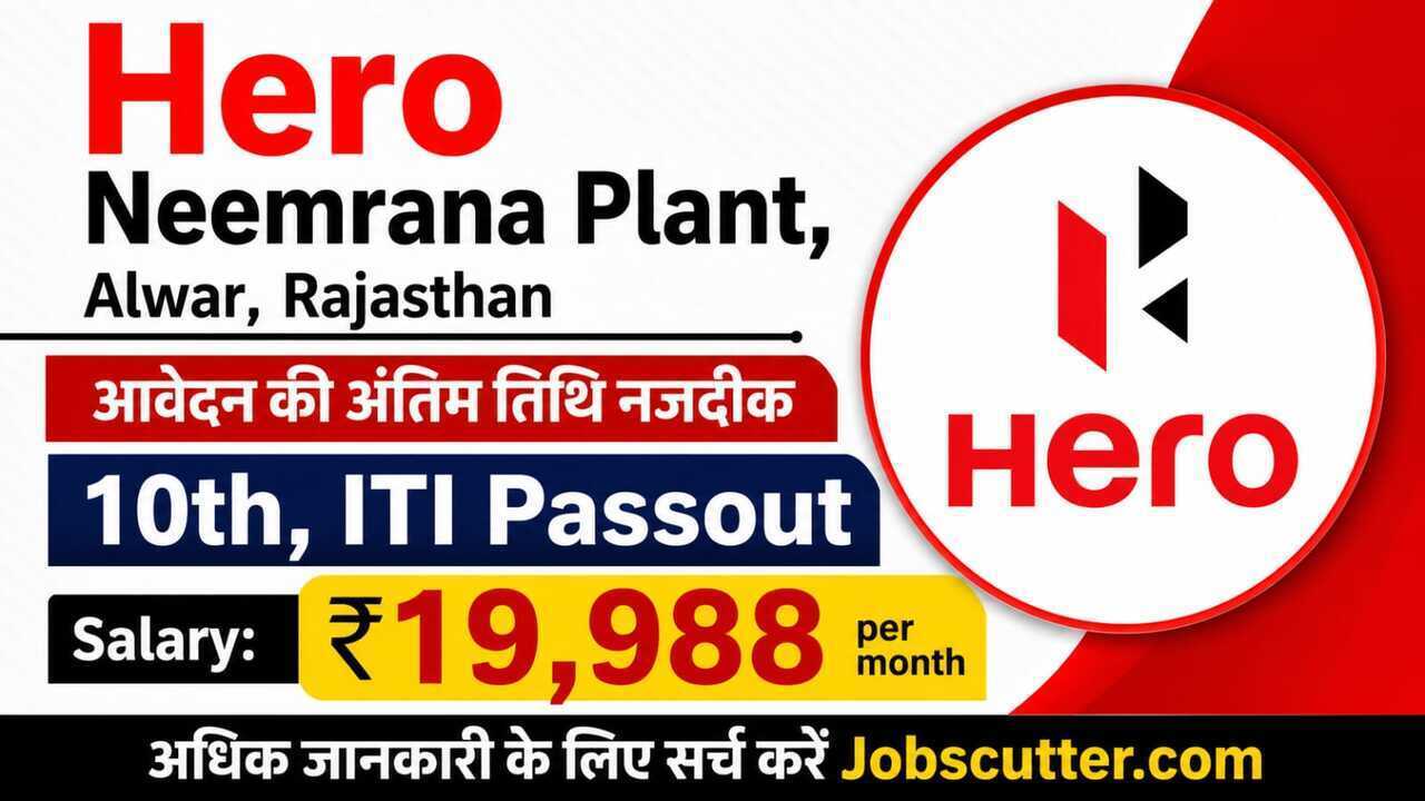 Latest Vacancies In Neemrana 2026: Freshers ITI Jobs