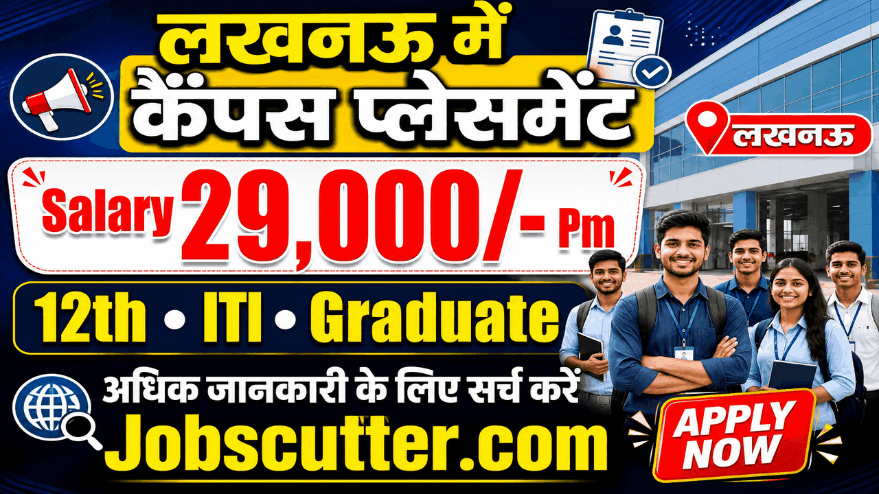 New Placement In Lucknow 2026 | ITI Jobs Recruitment