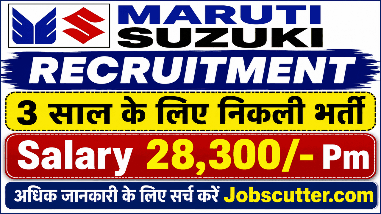 Maruti Suzuki Recruitment 2026 – ITI Jobs Interview