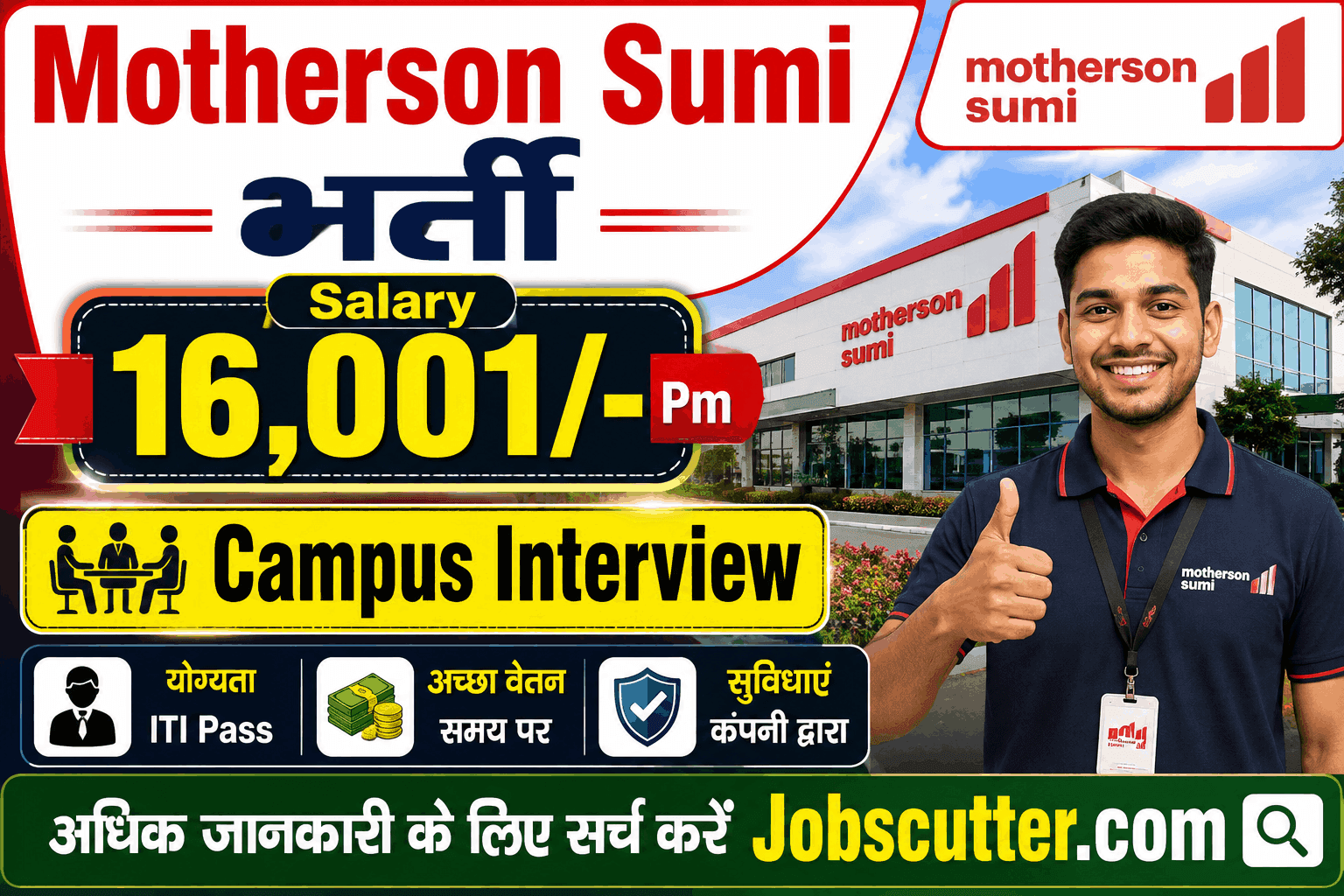Urgent Recruitment In Motherson 2026 | Campus Placement