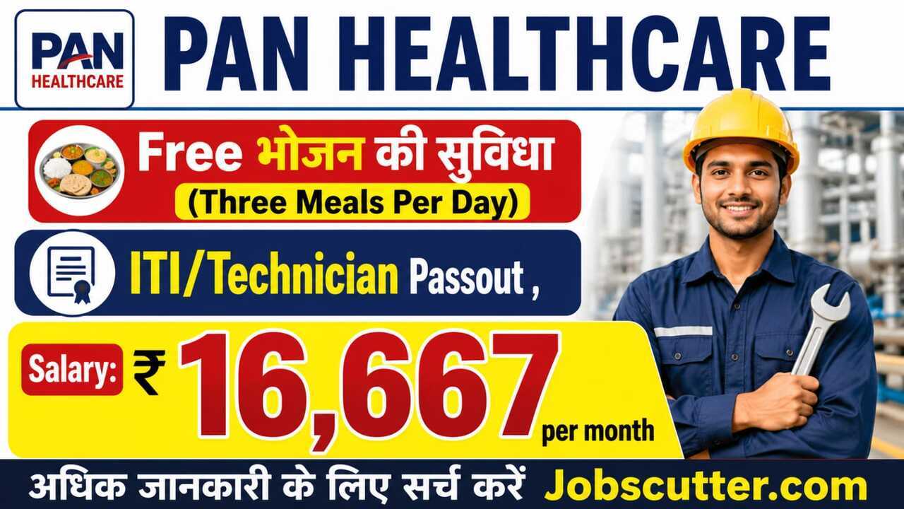 Pan Healthcare Jobs 2026 | ₹2 Lakh CTC + Free Meals