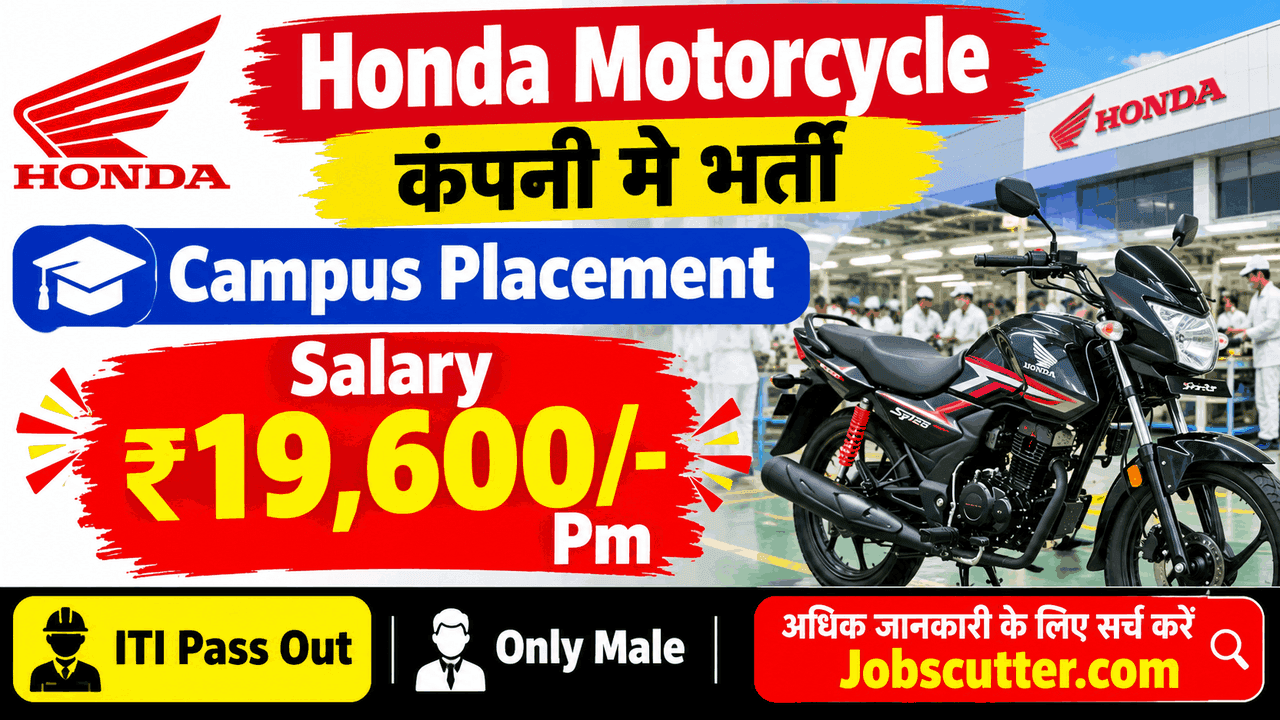 Honda Motorcycle Recruitment 2026 Campus Placement