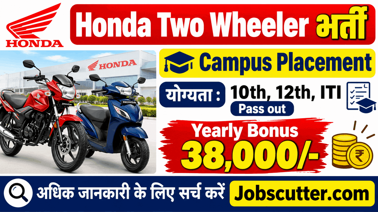 Honda Two Wheeler Vacancy 2026 – Job Campus