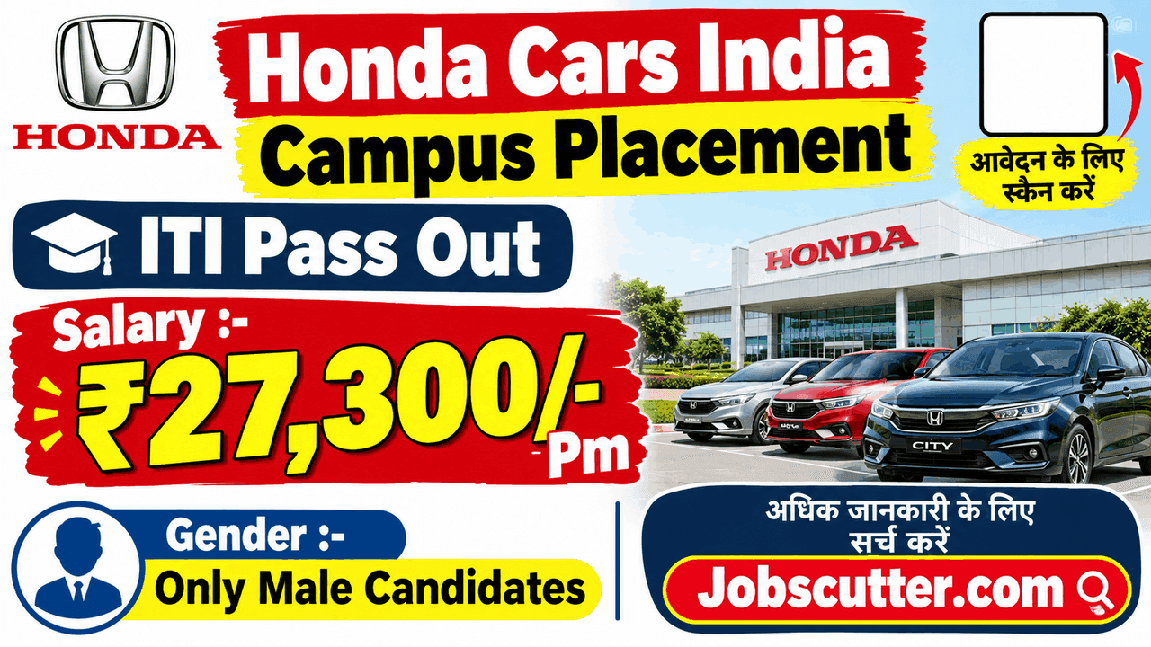 Honda Cars ITI Recruitment