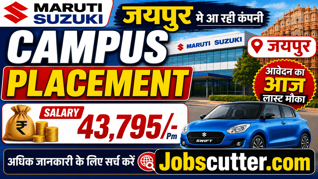 Maruti Suzuki CW Recruitment 2026 | ITI Jobs Selection