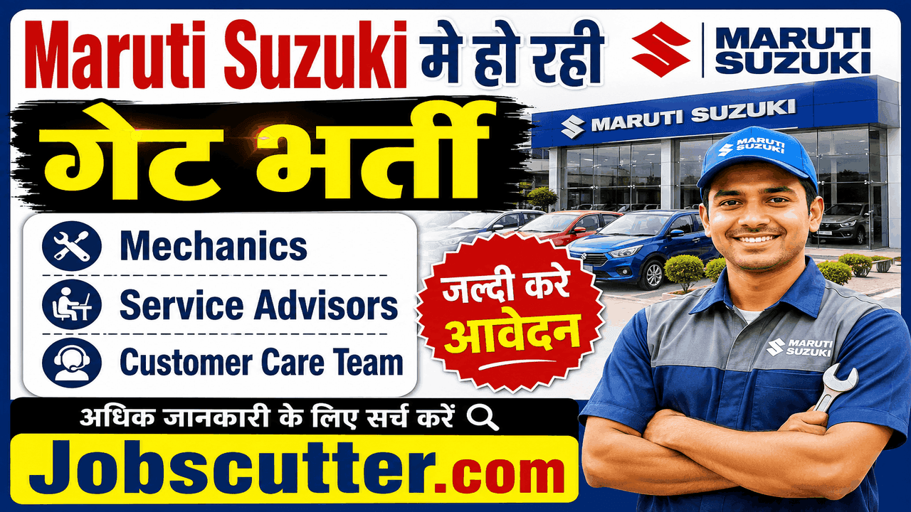 Maruti Suzuki ITI Jobs 2026: Walk In Interview