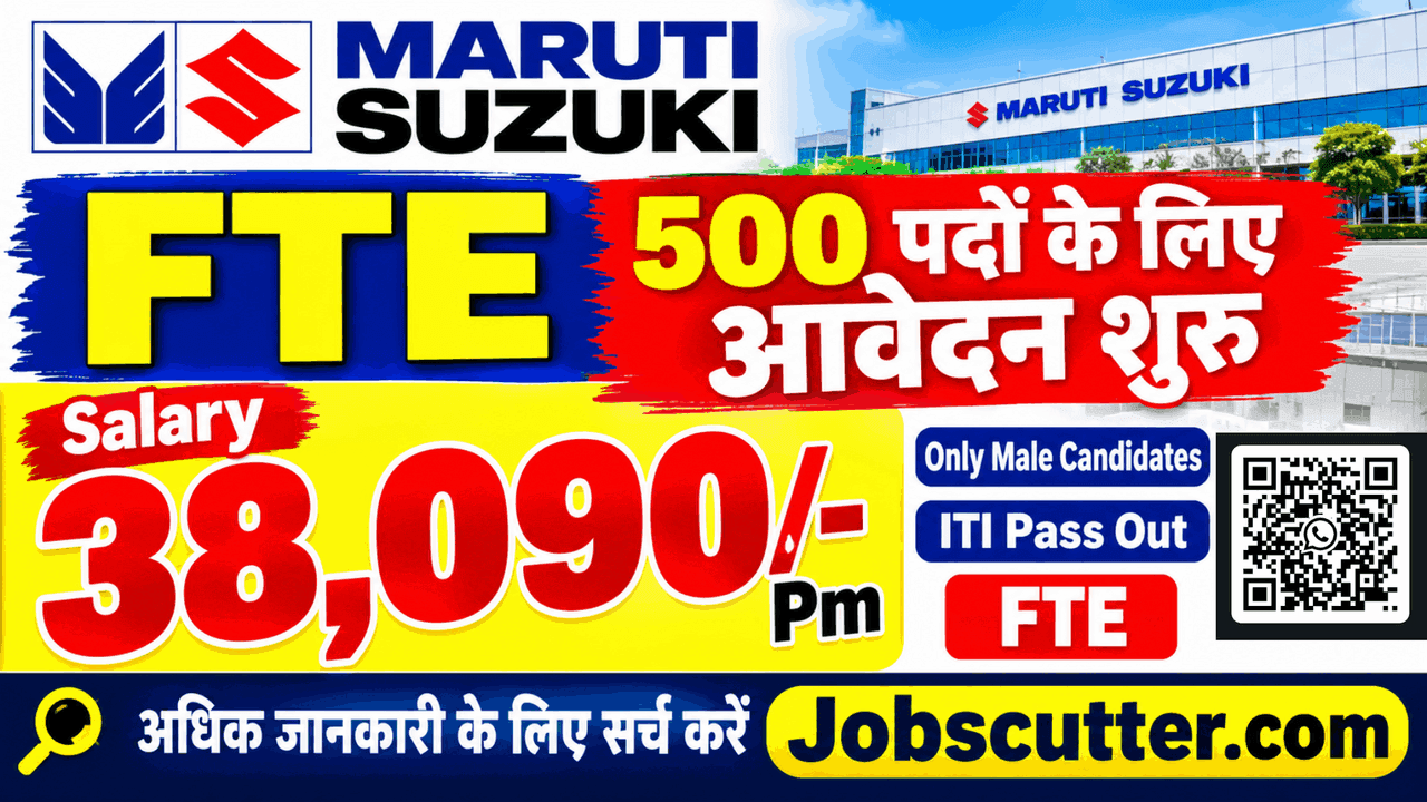 Maruti Suzuki FTE Recruitment 2026 | ITI Jobs Vacancy