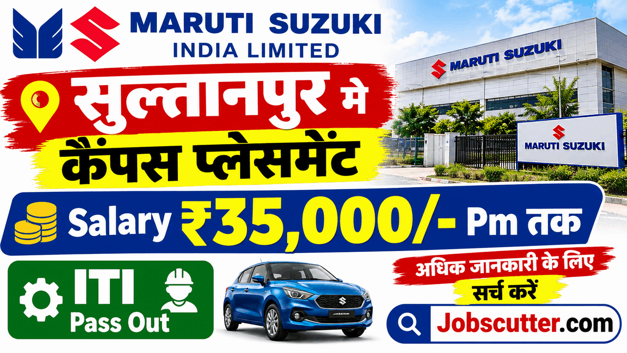 Maruti Suzuki Campus Drive 2026 | ITI Jobs Placement