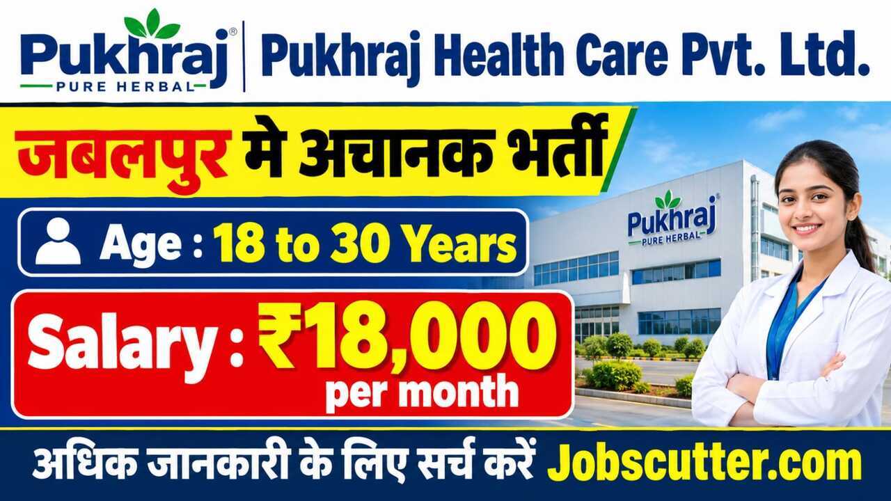 Private Jobs In Jabalpur 2026 – Wellness Advisor Vacancy